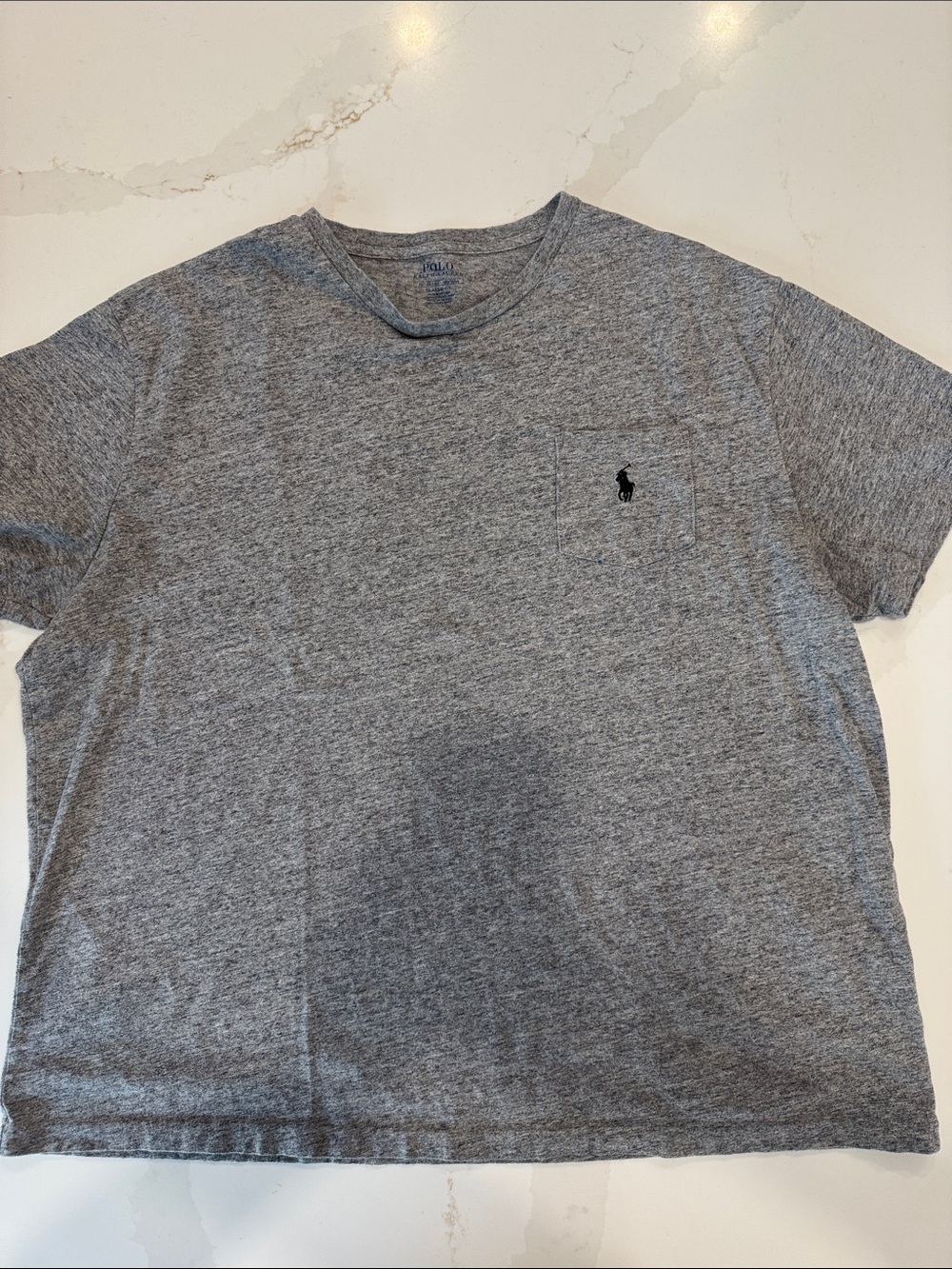 Polo by Ralph Lauren Gray Heather Pocket Tee